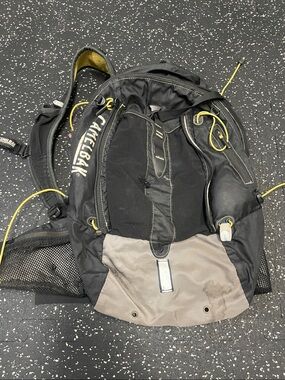 CamelBak Black, Gray and Yellow Hydration Backpack